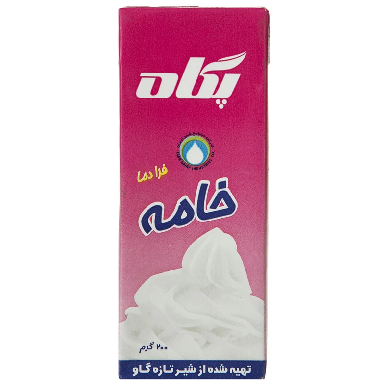 خامه 200 میلی لیتر پگاه